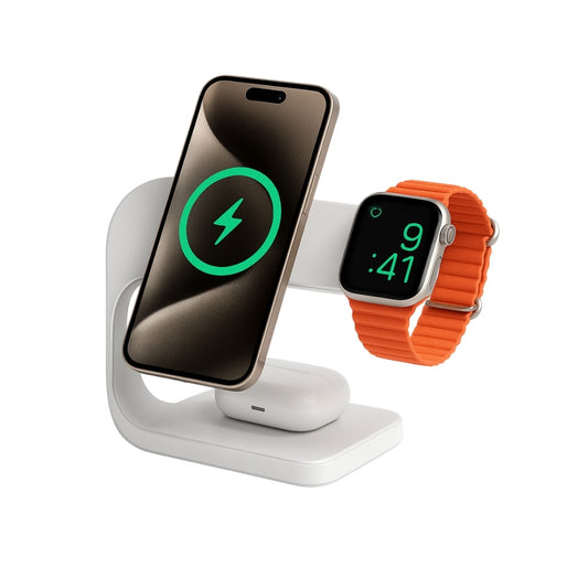CHARGE Trådlös 4-i-1 Laddningsstation