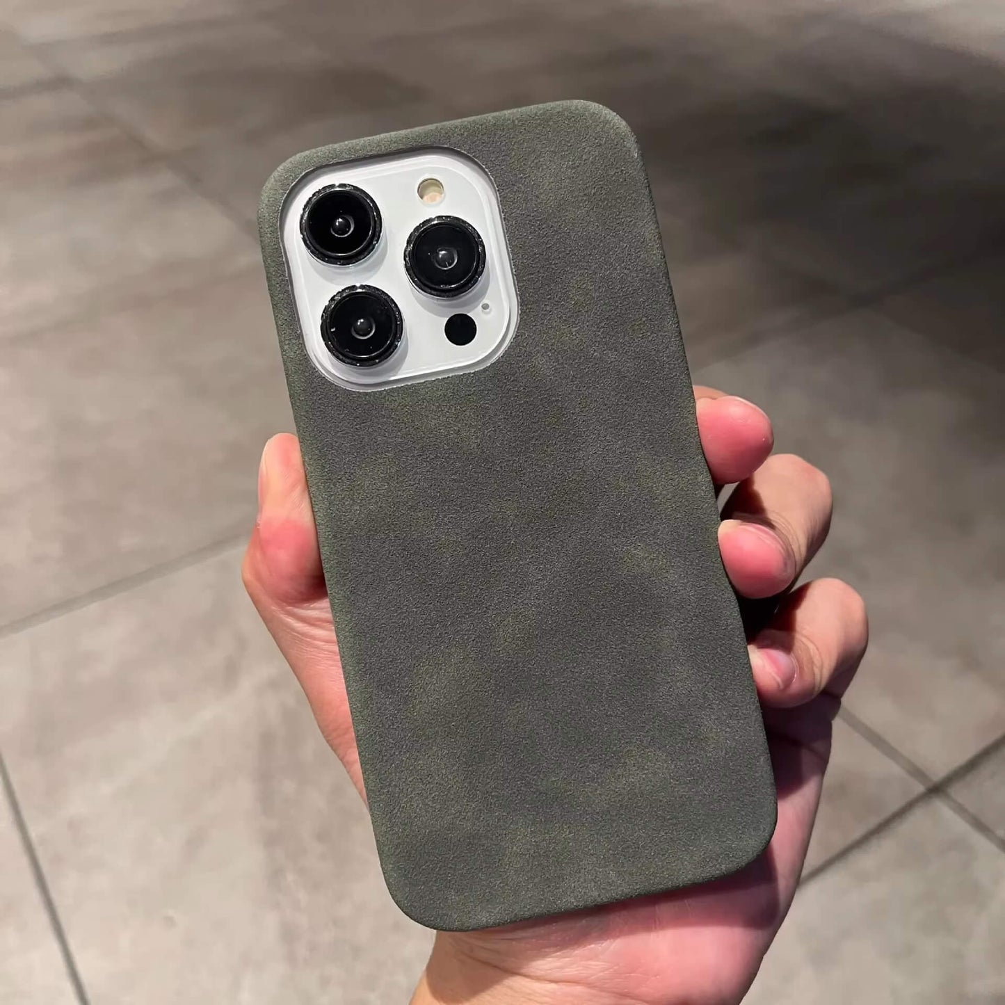 SUEDE iPhone Skal